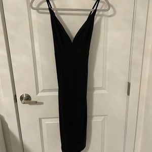 Mura Boutique Simple Black Dress